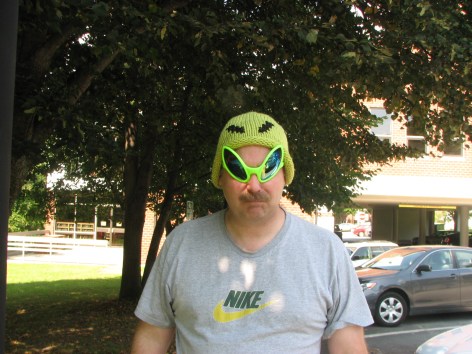 Dressed for the parade.