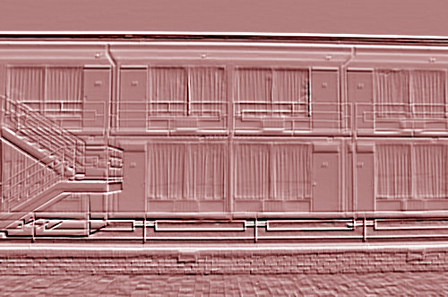 The stain will never wash out, but serves as a symbol of the memory is also always with us.