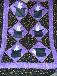 One rabbit has stage fright