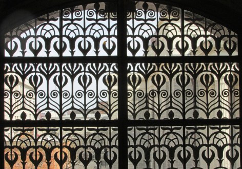 Window in a reading nook