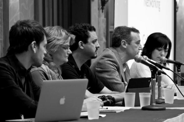 I have a place at TAM, here I am with a whole panel of ATHEIST leaders.  No one was hit by lightning bolts.  