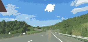 Many parts of Vermont and New Hampshire are very quiet.  The drive home, almost 3 hours at night, and my husband and I saw only 10 cars.  So UFOs are easy to see, or perhaps imagine.