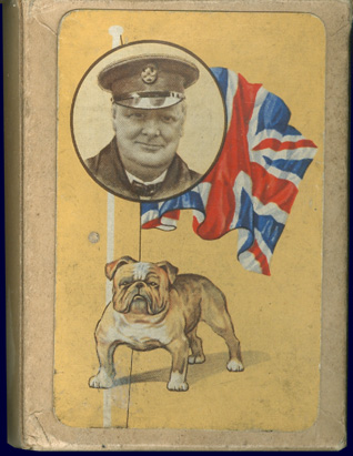 A nice resemblance...but I I'm betting Churchill didn't hide in the closet when there was thunder.