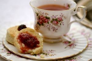 Nothing keeps a mum from bringing tea