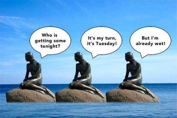 Thank you Claus for the illustration and mermaid commentary!