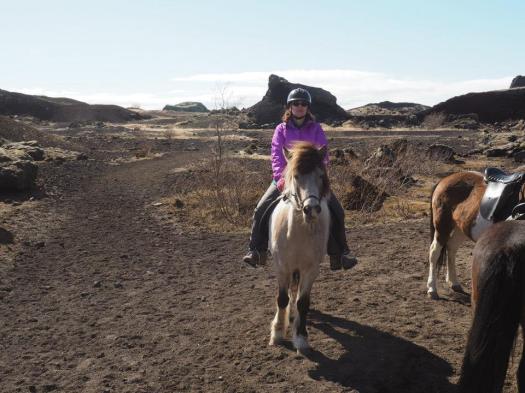 Me and Ljosbra. Note amazing scenery to ride through