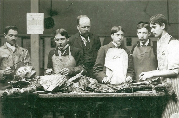 Number 4, he doesn't look like this cadaver smells pleasant.  