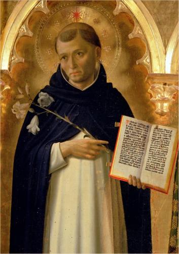 Saint Dominic, we have him to thank for the Inquisition to come.