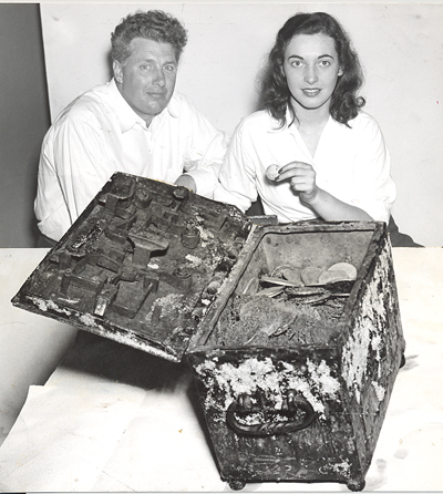 Snow knows where to find treasure.  I just bought 15 of his books used, and a reading shows me where Sinclair treasure is buried!